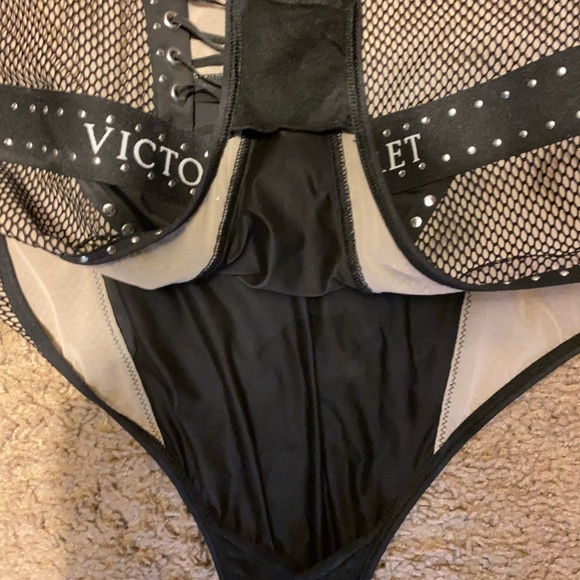 EUC VS Lingerie Fishnet Body Suit - Picture 4 of 4